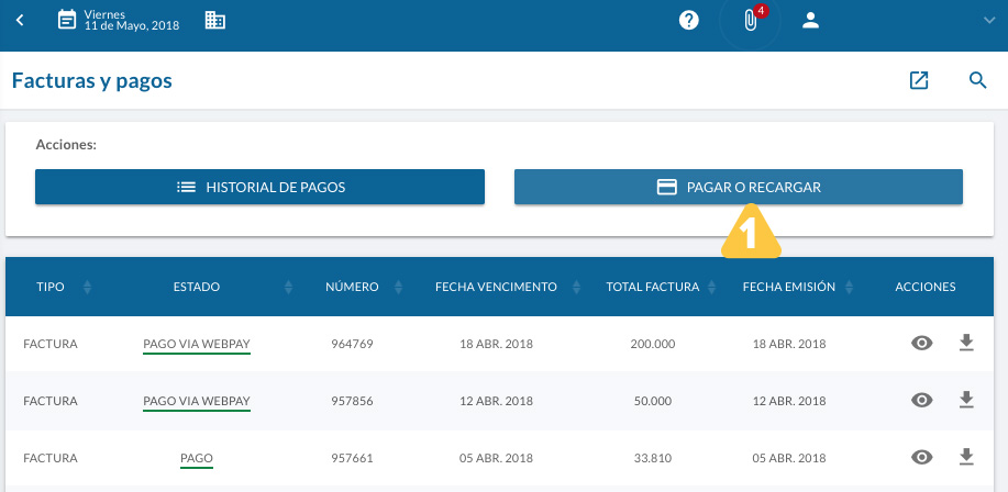 Facturas Bajadas
