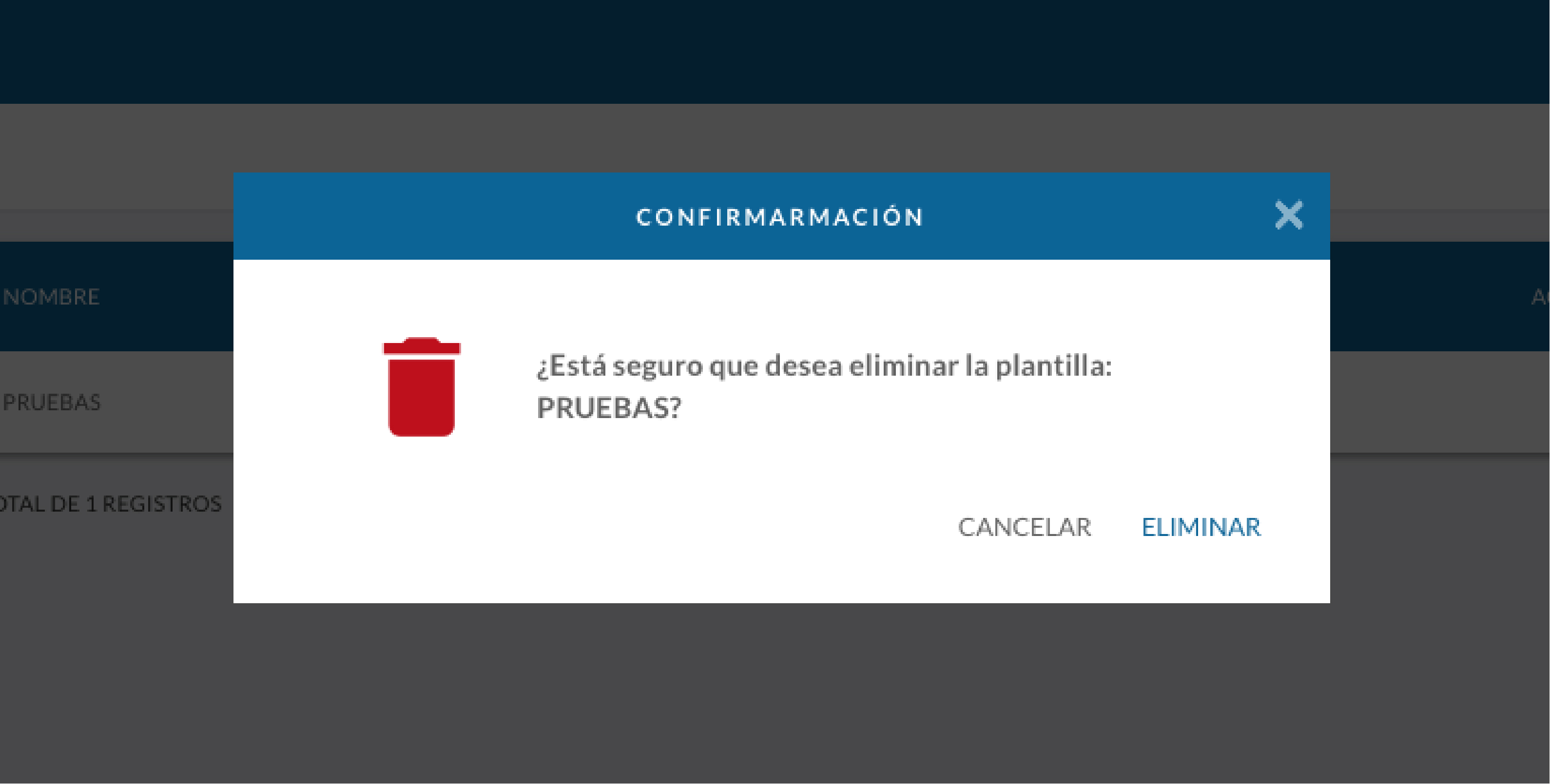 Eliminar Vehiculo