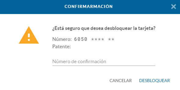 Detalles Tarjeta